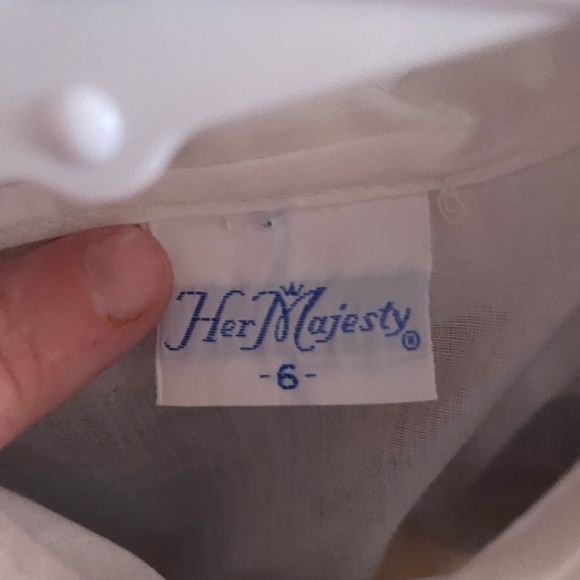 Vintage Her Majesty Dress & Blouse - Picture 8 of 8